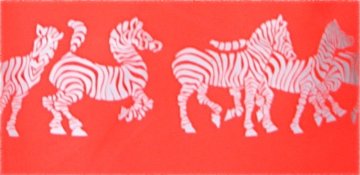 gilet fluo rigolo, modèle zebra, rayon_jaune